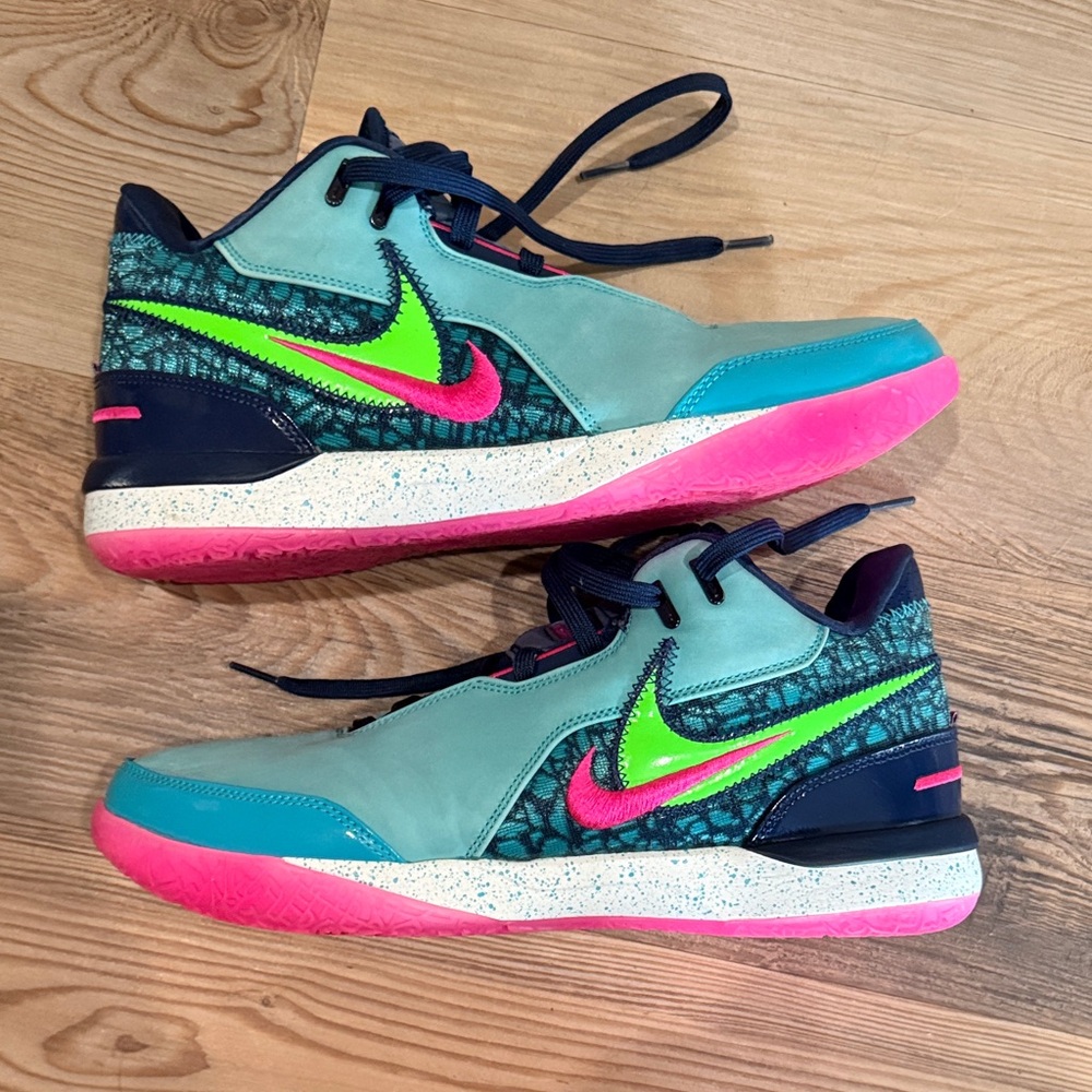 Men’s Nike ZOOM LeBron NXXT Gen Amped - South Beach Colorway basketball shoes